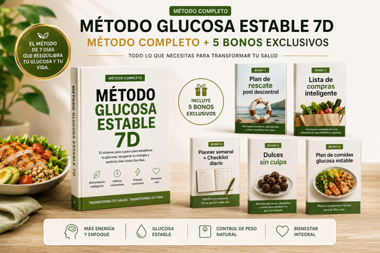 EBOOK Método Glucosa Estable 7D + 5 BONOS